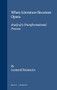 When Literature Becomes Opera (Study of a Transformational Process) by Leonard Rosmarin, 9789042006942