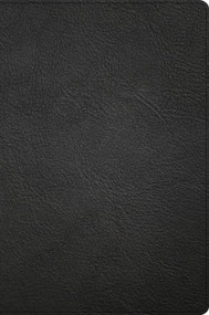 CSB Large Print Thinline Bible, Easy-to-Read Optimal Type, Holman Handcrafted Collection, Black Premium Goatskin by CSB Bibles by Holman, 9781087774435