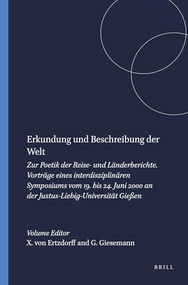 Erkundung und Beschreibung der Welt (German Edition) by Xenja von Ertzdorff, Gerhard Giesemann, 9789042010048