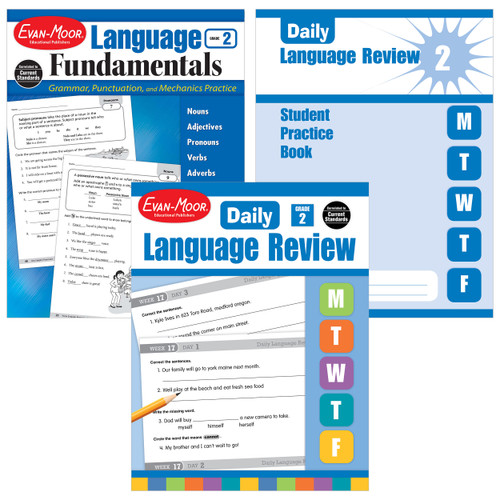 Homeschool Language Bundle, Grade 2 by Evan-Moor Educational Publishers, 9781629389134