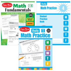 Homeschool Math Bundle, Grade 4 by Evan-Moor Educational Publishers, 9781629389325