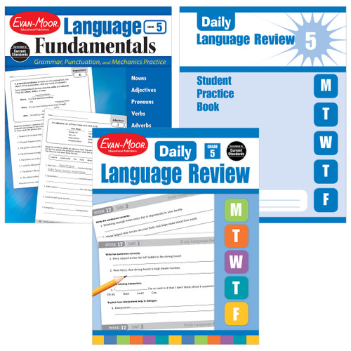 Homeschool Language Bundle, Grade 5 by Evan-Moor Educational Publishers, 9781629389370