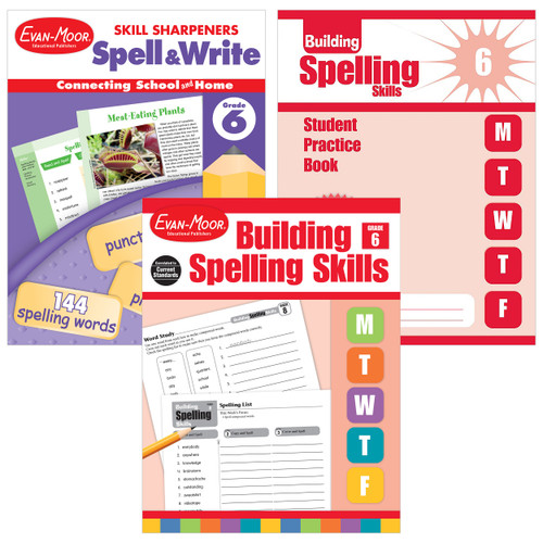 Homeschool Spelling Bundle, Grade 6 by Evan-Moor Educational Publishers, 9781629389462
