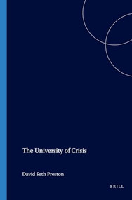 The University of Crisis by David Seth Preston, 9789042015708