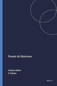 Pensée de Marivaux (French Edition) by Franck Salaün, 9789042015890
