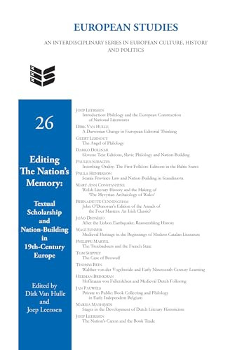 Editing the Nation's Memory (Textual Scholarship and Nation-Building in Nineteenth-Century Europe) by Dirk Van Hulle, Joep Leerssen, 9789042024847