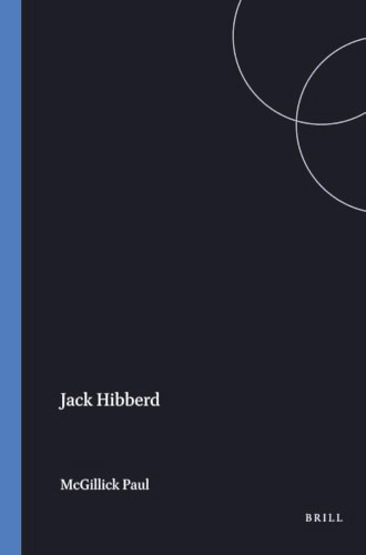 Jack Hibberd by Paul McGillick, 9789051830033