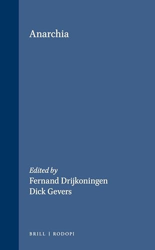 Anarchia by Fernand Drijkoningen, Dick Gevers, 9789051831146