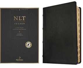 NLT Select Large Print Thinline Reference Bible, Filament Enabled (Goatskin Leather, Black, Indexed, Red Letter) by New Living Translation, Tyndale, 9798400506550