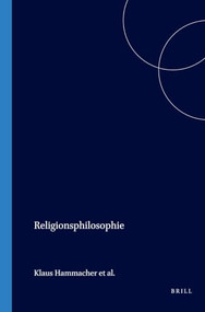 Religionsphilosophie (German Edition) by Klaus Hammacher, Richard Schottky, Wolfgang H. Schrader, 9789051839425