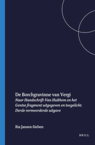 De Borchgravinne van Vergi (Dutch; Flemish Edition) by Ria Jansen-sieben, Ria Jansen-Sieben, 9789061944713