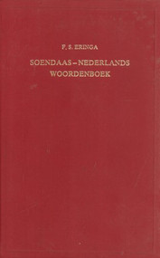Soendaas-Nederlands woordenboek (Dutch; Flemish Edition) by F.S. Eringa, 9789067650564