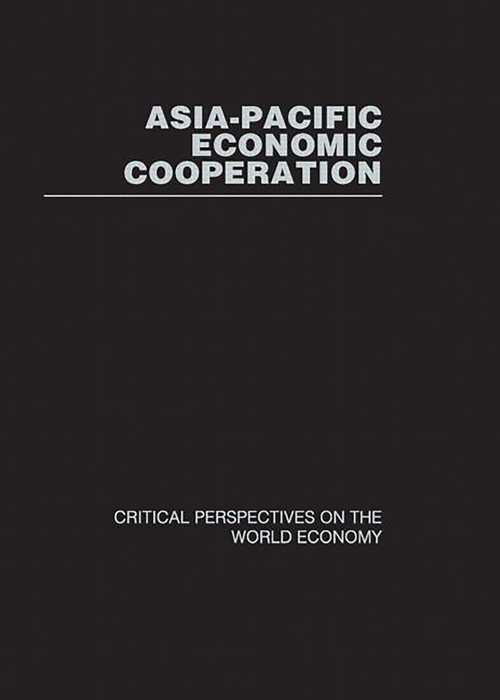 Asia-Pacific Economic Co-operation by Peter Drysdale, Takashi Terada, 9780415310987