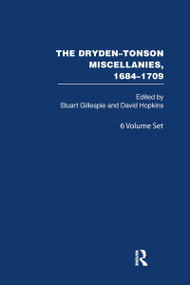 The Dryden-Tonson Miscellanies 6 vols by David Hopkins, Stuart Gillespie, 9780415375771