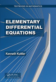 Elementary Differential Equations by Kenneth Kuttler, 9781138740914