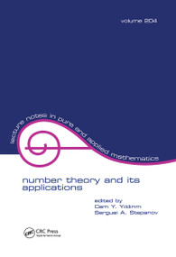Number Theory and Its Applications by Cem Y. Yildrim, Serguei A. Stepanov, 9780824719692