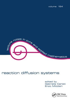 Reaction Diffusion Systems by Gabriela Caristi, 9781138417465