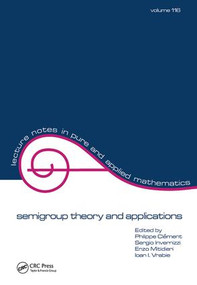 semigroup theory and applications by Phillipe Clement, 9781138441934