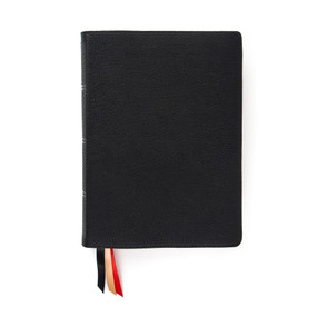 CSB Single-Column Wide-Margin Bible, Holman Handcrafted Collection, Black Premium Goatskin by CSB Bibles by Holman, 9781087730295