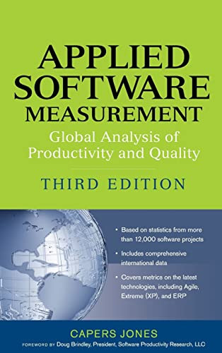 Applied Software Measurement (Global Analysis of Productivity and Quality) by Capers Jones, 9780071502443