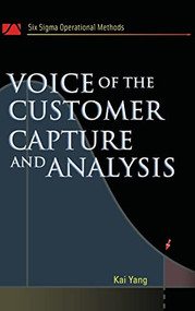 Voice of the Customer (Capture and Analysis) by Kai Yang, 9780071465441