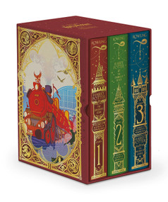 Harry Potter Books 1-3 Boxed Set (MinaLima Edition) (Interactive Illustrated Edition) by J. K. Rowling, Minalima Design, 9781546130192