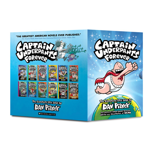 Captain Underpants Forever (Captain Underpants #1-12 Full-Color Boxed Set): From the Creator of Dog Man by Dav Pilkey, Dav Pilkey, 9798225017750