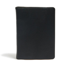 KJV Study Bible, Full-Color, Black Premium Goatskin, Indexed by Holman Bible Publishers, 9781087722023