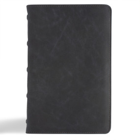 CSB Personal Size Bible, Holman Handcrafted Collection, Marbled Slate Premium Calfskin by CSB Bibles by Holman, 9798384502036