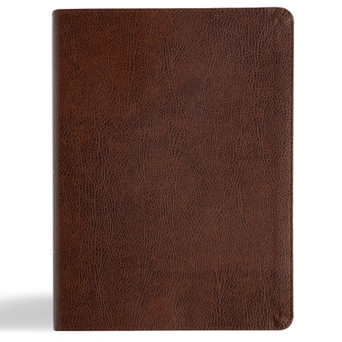 KJV Study Bible, Large Print Edition, Brown Bonded Leather by Holman Bible Publishers, 9798384509837