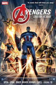 Avengers By Jonathan Hickman Omnibus Vol. 1 Dustin Weaver Cover [New Printing 2] by Jonathan Hickman, Nick Spencer, Jerome Opena, Adam Kubert, Dustin Weaver, 9781302972035
