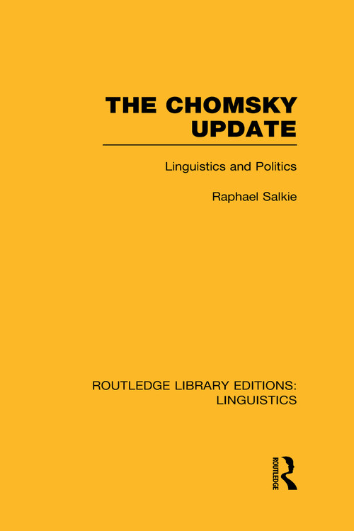 The Chomsky Update by Raphael Salkie, 9780415715744