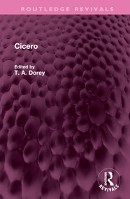 Cicero by T A Dorey, 9781032611754