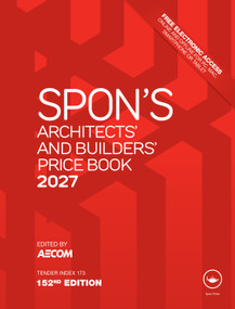 Spon's Architects' and Builders' Price Book 2027 by AECOM, 9781041340454