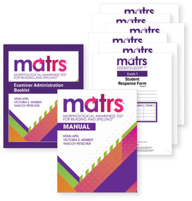 Morphological Awareness Test for Reading and Spelling (MATRS) Complete Kit by Kenn Apel, Victoria S. Henbest, Yaacov Petscher, 9781681258621