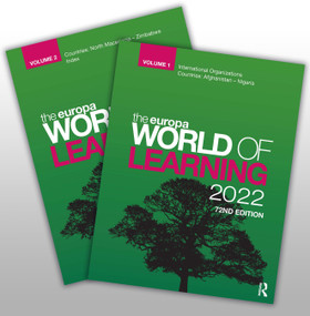 The Europa World of Learning 2022 by Europa Publications, 9780367698867