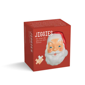 Bright Santa Jiggie Puzzle 45 Piece by Gibbs Smith Gift, 9781423670247