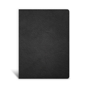 KJV Single-Column Wide-Margin Bible, Holman Handcrafted Collection, Black Premium Goatskin by Holman Bible Publishers, 9781087758046