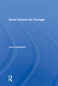 David Teniers The Younger by Jane P. Davidson, 9780367021924