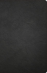 NASB Large Print Thinline Bible, Holman Handcrafted Collection, Black Premium Goatskin by Holman Bible Publishers, 9781430086031