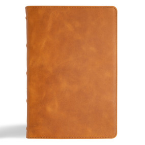 KJV Giant Print Bible, Holman Handcrafted Collection, Marbled Chestnut Premium Calfskin by Holman Bible Publishers, 9798384518419
