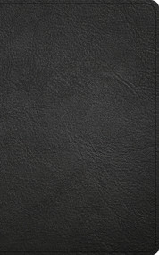 CSB Single-Column Personal Size Reference Bible, Holman Handcrafted Collection, Black Premium Goatskin by CSB Bibles by Holman, 9798384523611