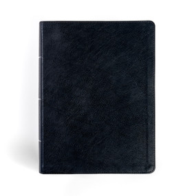 CSB Study Bible, Large Print, Digital Study Edition, Black LeatherTouch, Indexed by CSB Bibles by Holman, 9798384533504