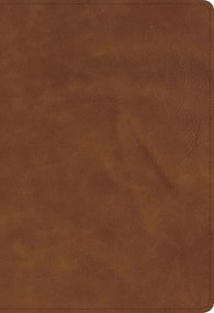 CSB Single-Column Compact Bible, Holman Handcrafted Collection, Zipper Closure, Marbled Tan Premium Calfskin by CSB Bibles by Holman, 9798384546238