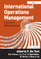 International Operations Management (Lessons in Global Business) by Alberto F. De Toni, 9781409403296