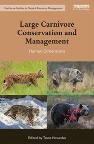 Large Carnivore Conservation and Management (Human Dimensions) by Tasos Hovardas, 9781138039995