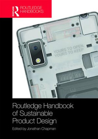 Routledge Handbook of Sustainable Product Design by Jonathan Chapman, 9781138910171