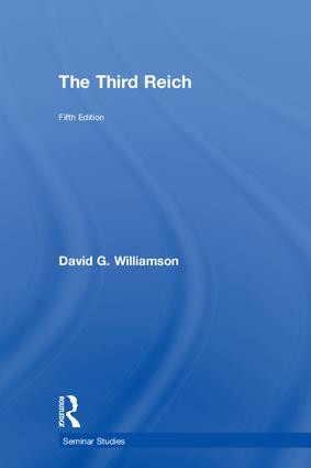 The Third Reich by David G. Williamson, 9781138243569