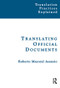 Translating Official Documents by Roberto Mayoral Asensio, 9781138130876