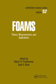 Foams (Theory: Measurements: Applications) by Robert K. Prud'homme, Saad A. Khan, 9780824793951